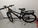 鳳凰官方旗艦店山地自行車(chē)男女士變速單車(chē)青少年學(xué)生越野公路賽車(chē)途瑞 鋼架【輻條】長(cháng)石灰 26寸【適合160-185cm】 24速 曬單實(shí)拍圖