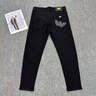 時(shí)尚潮流輕奢牛仔褲男士修身顯瘦小腳褲精神小伙個(gè)性痞帥小腳褲 黑色 2XL 曬單實(shí)拍圖