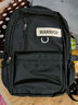 回力雙肩包男士2026新款百搭大容量大學(xué)生背包女生簡(jiǎn)約初中生高中書(shū)包 黑色【帶棋盤(pán)熊掛件】 曬單實(shí)拍圖