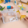 BANGSON幼兒小手工免剪折紙書(shū)3-6歲兒童玩具幼兒園教具作業(yè)材料包 2套裝 曬單實(shí)拍圖
