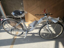 鳳凰無(wú)鏈條軸傳動(dòng)內三速自行車(chē)成人男女老人學(xué)生馬蹄鎖發(fā)電花鼓單車(chē) 單彎粗/不銹鋼 26英寸 禧瑪諾 內三速/軸傳動(dòng) 曬單實(shí)拍圖