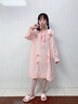 G.duck小黃鴨女童睡衣春秋2026新款兒童睡裙長(cháng)袖洛麗塔女大童睡袍空調服 粉紅色 110 110碼建議100-110cm4-5歲 曬單實(shí)拍圖