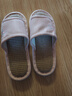 利達妮日式亞麻拖鞋2025新款情侶布麻家用居家防滑女士家居棉涼拖鞋女 曬單實(shí)拍圖