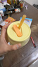 特百惠（Tupperware）吸吸罐外帶密封咖啡杯吸管杯學(xué)生便攜塑料水杯子牛奶杯攪拌杯 奶油黃550ml 曬單實(shí)拍圖