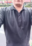 花花公子（PLAYBOY）絲光棉長(cháng)袖T恤男士純棉polo衫2026春秋季翻領(lǐng)商務(wù)休閑打底衫上衣 黑色 XL 180 曬單實(shí)拍圖