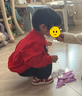 巴拉巴拉童裝上衣寶寶長(cháng)袖春季衛衣嬰兒拜年服趣味圖案立體造型萌 中國紅60611 100 曬單實(shí)拍圖