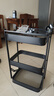 四季沐歌廚房置物架落地折疊小推車(chē)置物架免安裝零食收納儲物移動(dòng)用具置物 曬單實(shí)拍圖