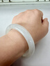 五花八門(mén)真品和田玉手鐲女款平安鐲天然玉鐲子玉石送女友媽媽生日禮物 淺茶晴 圈口57-59 曬單實(shí)拍圖