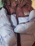 迪士尼女童羽絨服兒童冬裝新款加厚外套中大童白鴨絨連帽三防滑雪服童裝 紫色 150 cm 曬單實(shí)拍圖