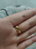 飾薇黃金色光面戒指男女款招財素圈仿沙金戒指情侶款對戒撿漏款送禮用 光面金色戒指（可調節） 曬單實(shí)拍圖