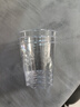 拜杰一次性杯子航空杯飲水杯啤酒白酒杯硬塑料茶杯八角杯150ML*50只 曬單實(shí)拍圖