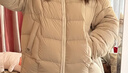坦博爾輕薄羽絨服女短款翻領(lǐng)寬松舒適襯衫式女士外套330226D 椰奶咖170 曬單實(shí)拍圖
