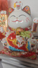 吉貓堂招財貓擺件開(kāi)業(yè)大號自動(dòng)搖手店鋪前臺家居客廳裝飾發(fā)財貓送禮禮品 32CM高【招財大錦鯉】當次日達 【禮盒+坐墊+圍脖】電池插電兩用 曬單實(shí)拍圖