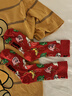Happy Socks【25秋冬款】男女士潮牌圣誕小豬襪子時(shí)尚送男女朋友運動(dòng)中筒襪 幻彩豬豬 均碼 36-40 曬單實(shí)拍圖