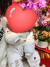 babylove嬰兒連體衣秋冬款夾棉哈衣保暖棉服男女寶寶純棉居家爬服雪寶墩墩 曬單實(shí)拍圖