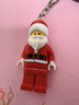 樂(lè )高（LEGO）米奇米妮唐老鴨黛西人仔鑰匙扣鏈積木禮物掛件 KE189H 圣誕老人發(fā)光鑰匙扣 曬單實(shí)拍圖