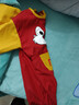 寶寶連體罩衣秋冬款吃飯防水衣嬰兒爬爬服兒童畫(huà)畫(huà)全身防臟爬行衣 紅色考拉連體罩衣 90cm 曬單實(shí)拍圖