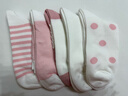 三槍?zhuān)═HREEGUN）襪子女5雙裝10A抗菌消臭新疆棉吸汗透氣運動(dòng)休閑中筒舒適ins潮 組合3：萌化少女粉 5雙 XXS 曬單實(shí)拍圖