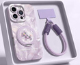 GGUUmagsafe磁吸支架適用蘋(píng)果17promax手機殼iphone17pro保護17套16promax女14promax全包防摔15硅膠13 草紫-洛可可發(fā)財小馬磁吸支架+繩 iPhone16P 曬單實(shí)拍圖