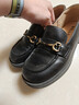 百麗情人節禮物馬銜扣樂(lè )福鞋女26春新平跟百搭單鞋Z3B1DAA6 黑色 38 曬單實(shí)拍圖