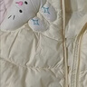 巴拉巴拉童裝兒童羽絨服寶寶女童男童年冬季保暖外套寶寶上衣萌趣輕薄 粉黃小兔-白鴨絨 130 充絨量56g 適合6-8歲 曬單實(shí)拍圖