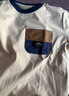 巴布豆童裝男童短袖t恤2025夏裝新款棉質(zhì)洋氣純色口袋款半袖條紋t恤上衣 曬單實(shí)拍圖
