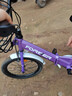 永久（FOREVER）兒童自行車(chē)6-10歲以上兒童山地車(chē)女折疊單速大童自行車(chē) 18寸紫色 曬單實(shí)拍圖