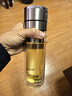 蘇泊爾（SUPOR）玻璃杯抗菌泡茶杯一鍵開(kāi)蓋商務(wù)雙層茶水分離杯男士車(chē)載水杯 曬單實(shí)拍圖