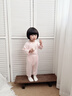 荊鑰兒嬰兒長(cháng)袖長(cháng)褲睡衣分體套裝薄款莫代爾家居服春夏季寶寶衣服空調服 粉色 80 cm 建議18-22斤 曬單實(shí)拍圖