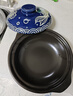 康舒（KANGSHU）砂鍋家用大容量年年有魚(yú)淺鍋陶瓷燉鍋湯鍋干燒不裂煲仔飯專(zhuān)用沙鍋 3300ML(4-6人)年年有魚(yú)藍蓋淺鍋 曬單實(shí)拍圖