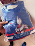 ULTRAMAN奧特曼男孩紅色加絨衛衣套裝春季兒童新年拜年服AHM96180藍色 120 曬單實(shí)拍圖