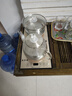 益茶福全自動(dòng)上水電熱水壺底部上水嵌入式茶臺功夫茶燒水壺飲水燒水一體機抽水玻璃煮茶壺保溫泡茶壺 SQ-008金色玻璃套裝 1L 曬單實(shí)拍圖