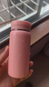 304不銹鋼保溫杯迷你口袋杯可愛(ài)水杯女學(xué)生高顏值便攜喝水杯子 Mini保溫杯粉色200ml 曬單實(shí)拍圖