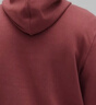 蓋璞（GAP）男女裝春款Logo刺繡抓絨寬松連帽衫衛衣美版795625 暗紅色 L 美碼XL亞洲碼185/104A【偏大,建議拍小一碼】 曬單實(shí)拍圖
