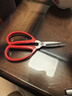 張小泉 家用剪刀手工剪刀辦公剪刀紅色單把裝HBS-154 曬單實(shí)拍圖