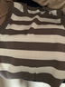深呼吸DEEP BREATH女裝條紋拼色修身短款針織打底背心A301274 灰底白條 S (2) 曬單實(shí)拍圖