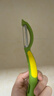 瑞士力康（KUHN RIKON）削皮刀鋸齒刨子廚房家用豎款蘋(píng)果去皮器刮皮器削皮器神器 綠黃色 可洗碗機 曬單實(shí)拍圖