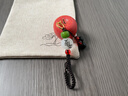 慕思語(yǔ)（MUSIYU）手工木雕蘋(píng)果汽車(chē)鑰匙扣掛件包包背包書(shū)包包掛飾男女小飾品禮物 木雕小蘋(píng)果-平安款  A11-103 曬單實(shí)拍圖