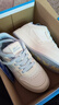 回力韓版百搭小白鞋女學(xué)生新款鞋子女爆款厚底休閑板鞋女 米白淺藍 38 曬單實(shí)拍圖