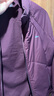 蕉下（beneunder）外套女戶(hù)外氣絨秋冬可收帽運動(dòng)彈力棉服CL236紫云破曉M 曬單實(shí)拍圖