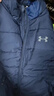 安德瑪（Under Armour）男裝 2026春季新款時(shí)尚潮流運動(dòng)棉服健身休閑舒適棉馬甲外套 1378505-001/黑色 3XL 曬單實(shí)拍圖