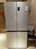 海爾（Haier）冰箱四開(kāi)門(mén)多門(mén)雙變頻風(fēng)冷無(wú)霜凈味保鮮節能省電雙開(kāi)門(mén)一級能效家用大容量十字對開(kāi)門(mén)電冰箱 【水晶銀477升 母嬰三檔變溫 黑金凈化】 曬單實(shí)拍圖