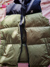 特步（XTEP）童裝兒童小暖爐面包羽絨馬甲冬季三防雙拼科技棉服 沙茶綠 165 曬單實(shí)拍圖