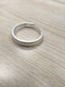 玖長(cháng)時(shí)999純銀古法傳承情侶銀戒指一對男女士款訂婚對戒磨砂素圈指環(huán) 男士大號 曬單實(shí)拍圖