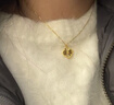 謝瑞麟黃金項鏈足金如意四葉草套鏈首飾送女友老婆38女神節禮物計價(jià) 黃金如意四葉草套鏈約5.6克 曬單實(shí)拍圖