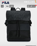 FILA斐樂(lè )【易烊千璽同款】黑武士男士背包時(shí)尚翻蓋雙肩包書(shū)包電腦包 曬單實(shí)拍圖