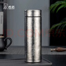 希諾（heenoor）保溫杯鈦杯高檔商務(wù)車(chē)載水杯男過(guò)濾泡茶杯子X(jué)N-T312沁雪銀 450mL 曬單實(shí)拍圖