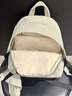 熱風(fēng)戶(hù)外輕便帽檐雙肩包女出游百搭通勤背包簡(jiǎn)約學(xué)生書(shū)包新年禮物 奶油白 曬單實(shí)拍圖