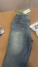 左西女童牛仔褲兒童褲子直筒褲2026新款中大童春裝長(cháng)褲潮 牛仔色 140 曬單實(shí)拍圖