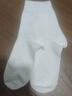貓人【100%棉抗菌】女士襪子女防臭吸汗透氣中筒堆堆5雙白婦女節 曬單實(shí)拍圖